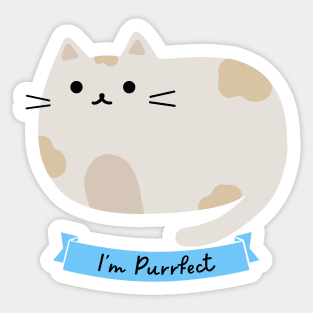 I'm purrfect Sticker